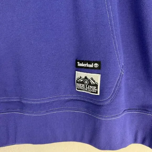 TIMBERLAND X BEELINE MEDIUM PURPLE HOODIE Heavy Cotton Material by BBC - Picture 4 of 7